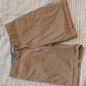 Boys Shorts, Color: Tan, Size: 8